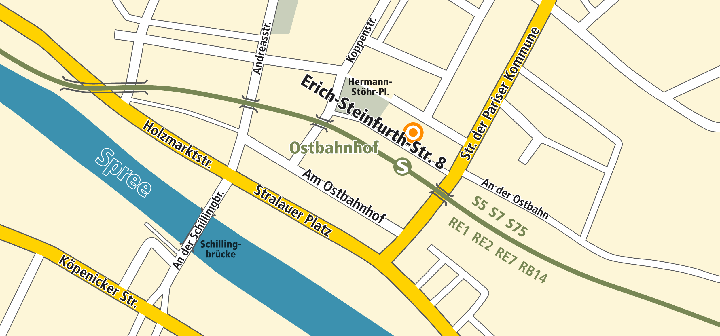 Karte Standort DGS Berlin Brandenburg