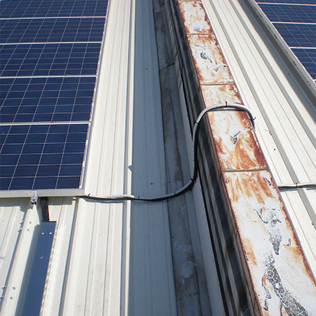 Foto Solaranlagen – geneigte Dächer